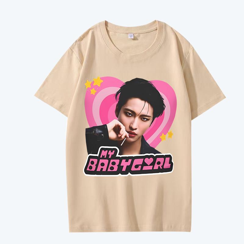 Ateez Seonghwa Magazine Y2k Babygirl T Shirt Unisex Women Oversized 100 Cotton Hot Sale Short Sleeve Summer Unisex Plus Size Tops