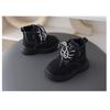 Children's single boots,leather boots, anti-slip booties