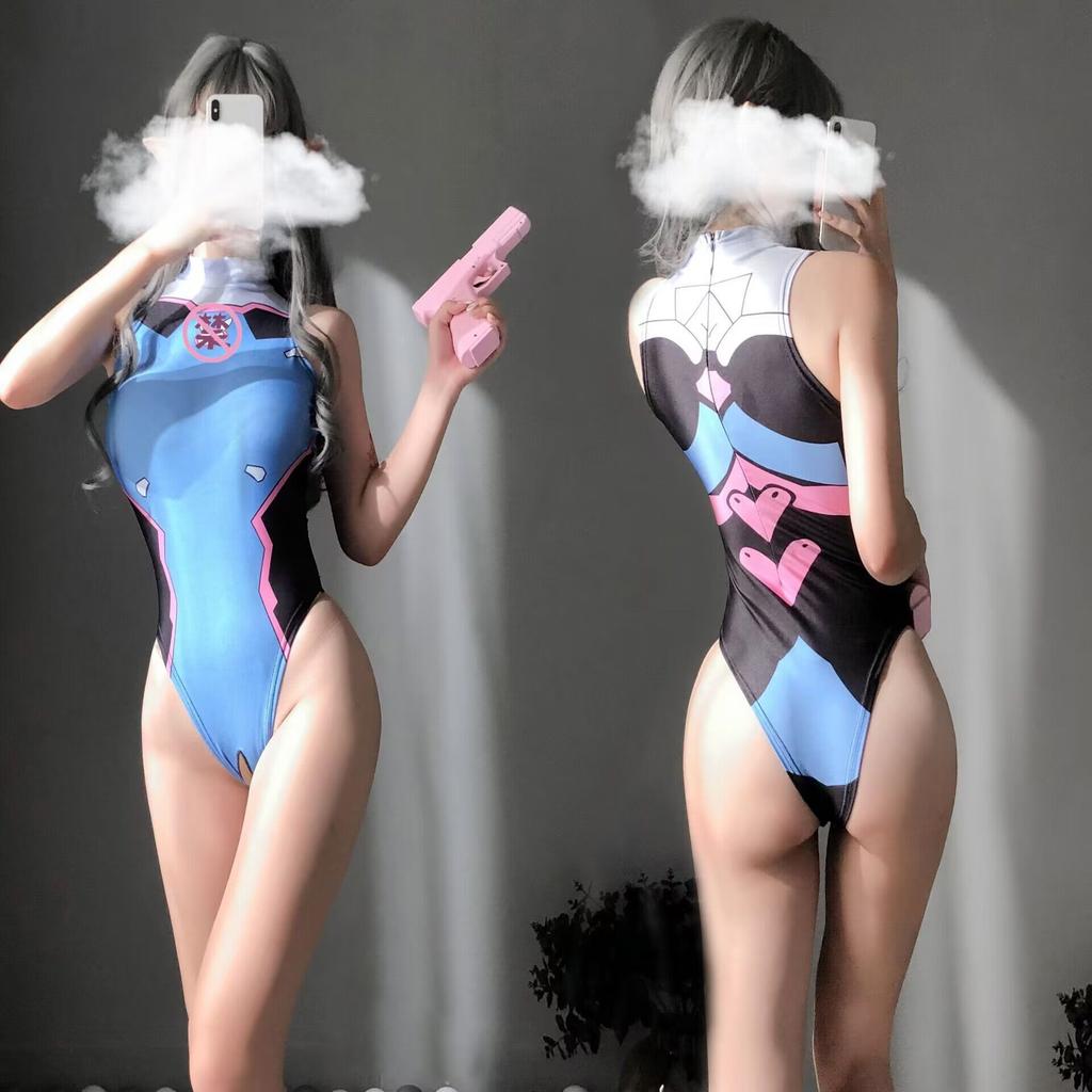 Fun underwear, sexy dynamic football baby split suit cos cheerleaders jersey perspective temptation