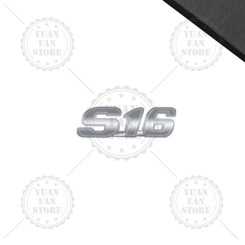S16 Emblem Car Styling 3D Sticker Metal LOGO Badge For b444 106 206 306 309 207 208 308 108 508 RCZ RC GT Body Decoration 444b