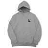 Happy Cat Embroidered Snap Button Hoodie