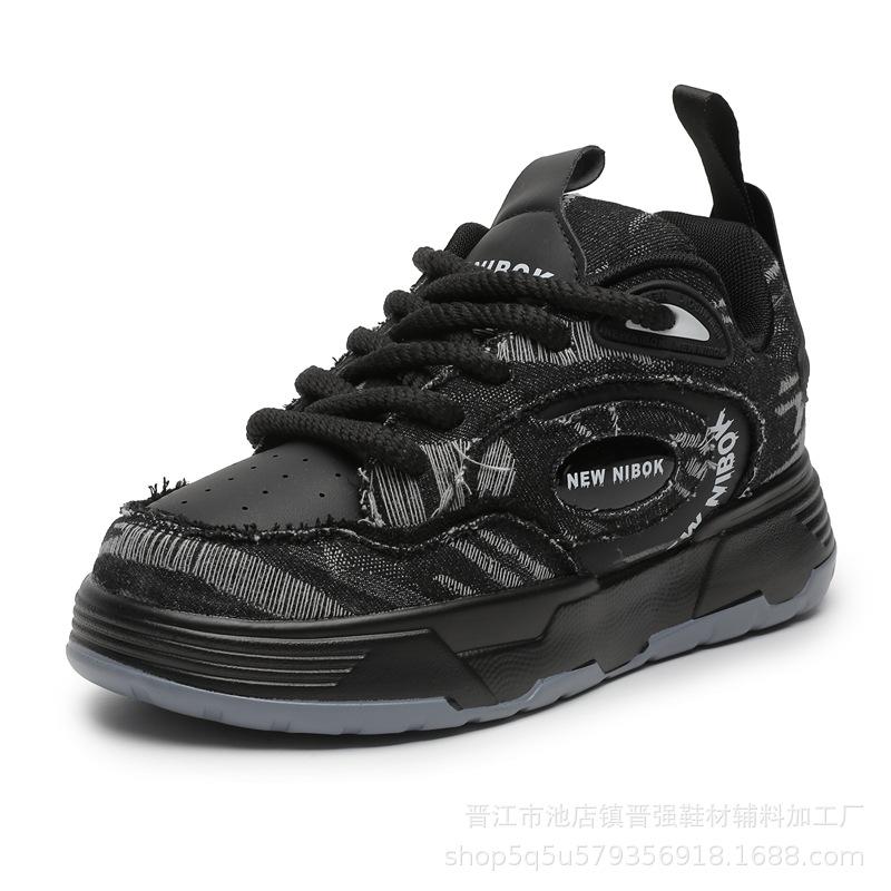 

Новая модная обувь, обувь «сломанный хлеб», утолщенная подошва, увеличивающая рост, повседневные «папины кроссовки», парные дреды, кеды 44