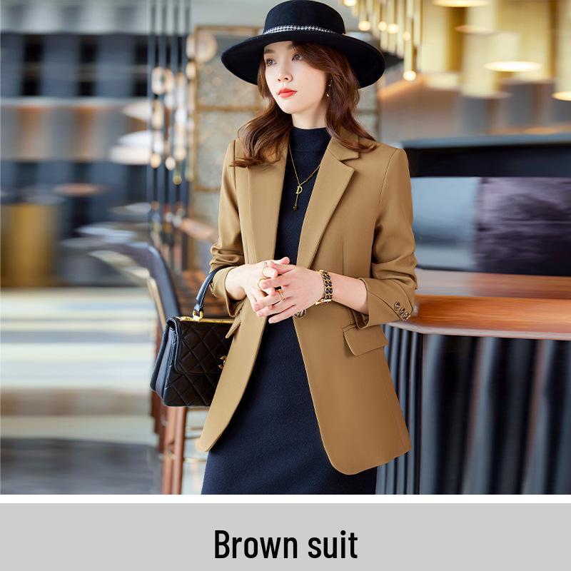 

Zihong 2024 Женский приталенный универсальный пиджак высокого класса для весны и осени L