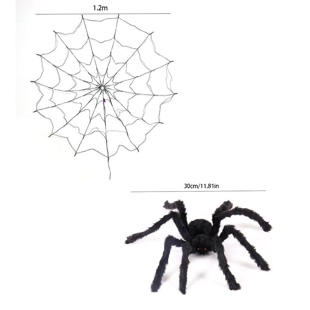 Creative Spider Web Light Funny Atmosphere Light Halloween LED Light String  Prop Layout