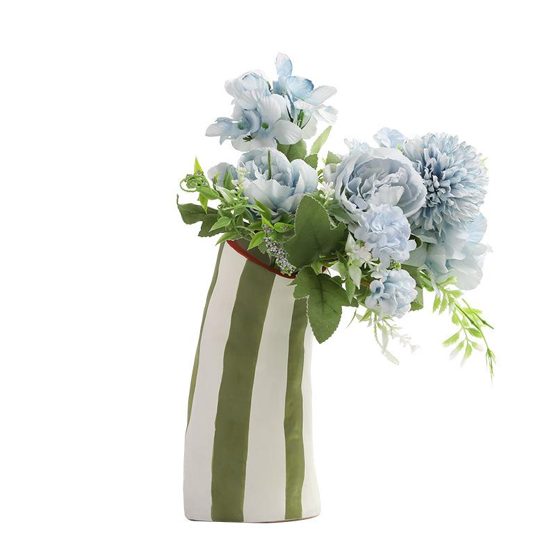 BEPAN European-style ins porcelain vase decoration TV cabinet Study home decoration flowers tabletop crafts