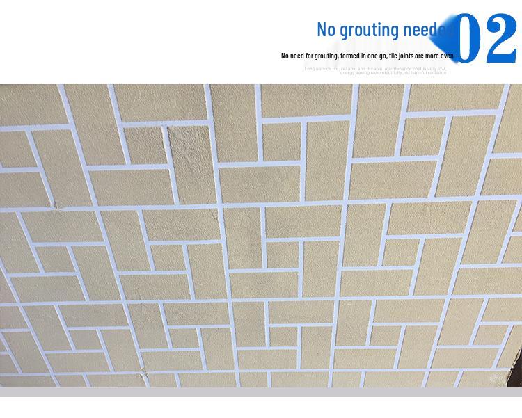 Seamless Porcelain Tile Look: Art Spray & Textured Paint Grid Mold