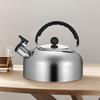 3L Stainless Steel Whistling Tea Kettle Water Boiler  Flat Bottom Teapot Camping Pot for Induction Stove Gas Stove