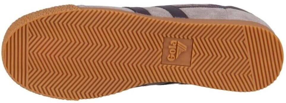 Gola Harrier Suede Sneakers (CMA192) Rhinoceros Color/dark Brown/dark Red