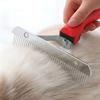 Dog Brushes for Grooming Large Dogs Long Hair Dog Rake Pet Grooming Brush Steel Comb for Golden Retriever Husky German Shepherd