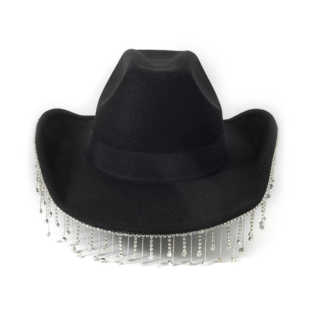 Fringed Cowboy Hat Scarf & Sunglasses Costume Set Western Cowgirl Hat Musical Festival Dress Up Bachelorette Party Props