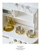 Children's Wooden Play Kitchen Toy Set: Golden Cooking Utensils & Accessories, Perfect Birthday Gift for Girls