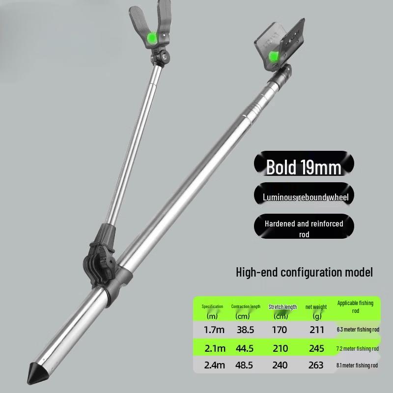 Stainless Steel Fishing Rod Ground Insert Bracket