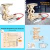Holz-Hydraulikheber für Kinder Wissenschaft DIY-Bausatz Mit Pädagogischem Physikspielzeug Für Kinder