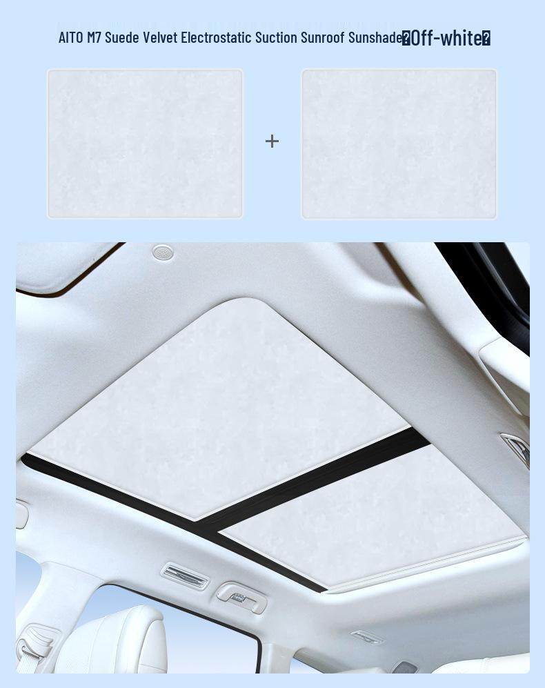HarmonyOS-Compatible Electrostatic Adsorption Sunshade for Huawei AITO M5/M7/M9 and Luxeed R7 Roof Windows