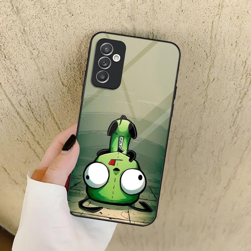 Invader Zim Telefoonhoesje Voor Samsung A72 A71 A70 A54 A52 A51 A50 A42 A40 A34 A33 A32 A31 A30 A22 A21 A20 A14 A12 A10 Glazen Cover