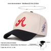 Baseball Stitching Embroidered A Lettering Alphabet Personality Neutral Gender Women  Men For Caps Spring Autumn Outdoor Sunscreen Hat Adjustable