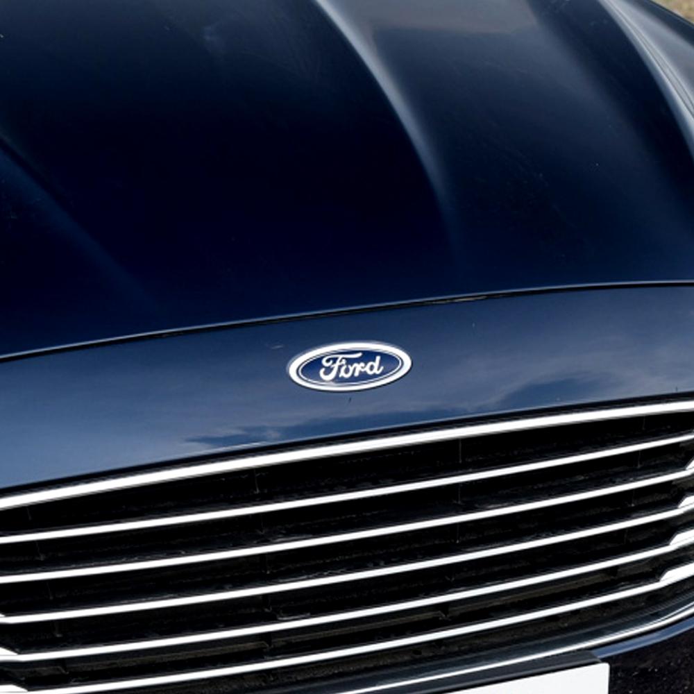Auto Styling 3D ABS Car Body Front Hood Bonnet Rear Trunk Decor Sticker Badges For Ford Focus Mk2 Ranger Party Mondeo Mk4 Fiesta LL33