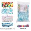 1 Beutel Mischstil Candy Farbe Acrylperlen für DIY Handgemachte Armband Schmuckherstellung Handykette Zubehör