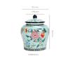 Ceramic tea jar Enamel General Jar moisture-proof sealed jars green tea home storage jars tea and sugar coffee storage boxes