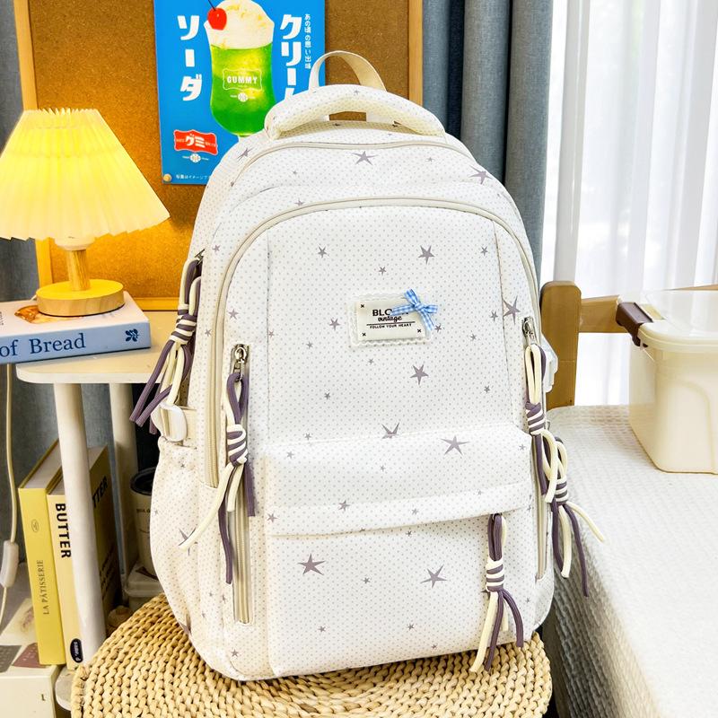 Schoolbag schoolbag for girls Junior high school students High value large capacity Primary school students 3rd to 6th grade girls High school