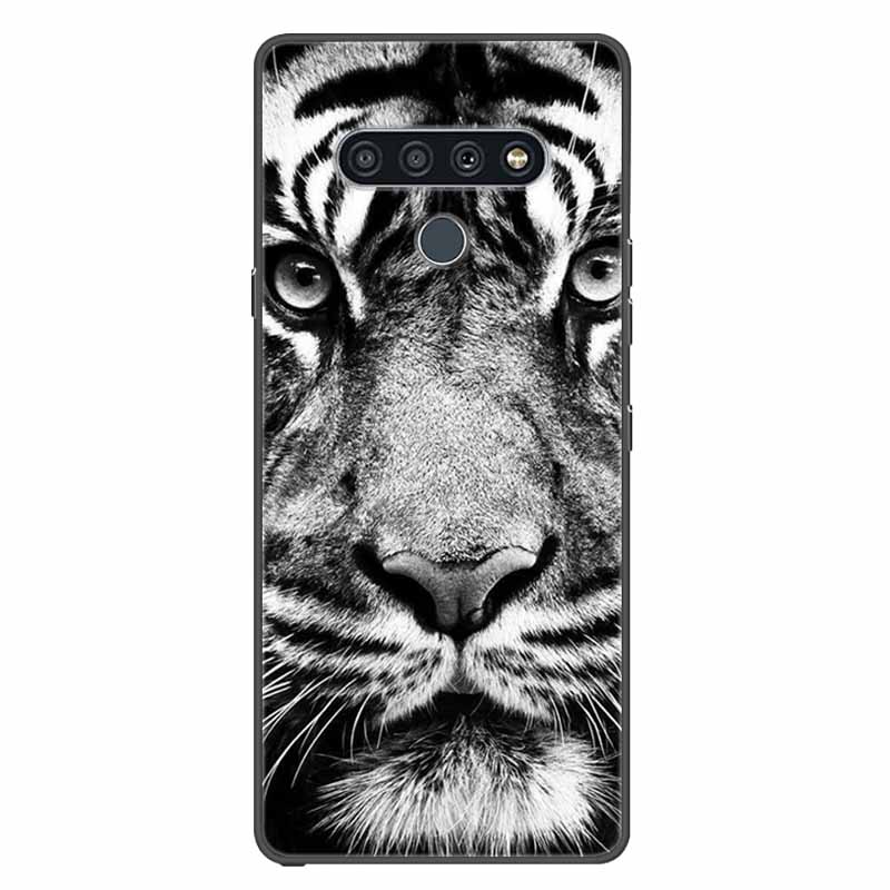 For LG K41s K51s Case Silicone Soft Fashion Animal Back Cover for LG Q70 Q60 Case Protector On for LGQ60 K 51S Cartoon Phone Bag