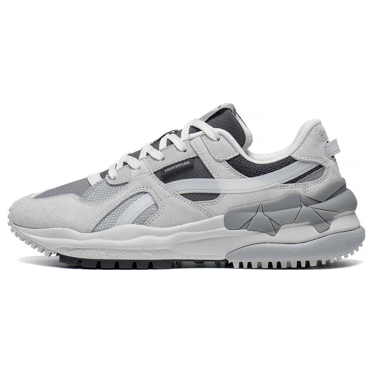 Li-Ning ChengFeng Sport Sneakers Grey Black Men s AGCT171-3 EU 39