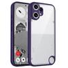 Nothing CMF Phone 2 Pro A001 Case Air Cushion Shockproof Silicone Bumper Clear Matte Back Cover Hard Case for CMF Phone 2 Pro 5G