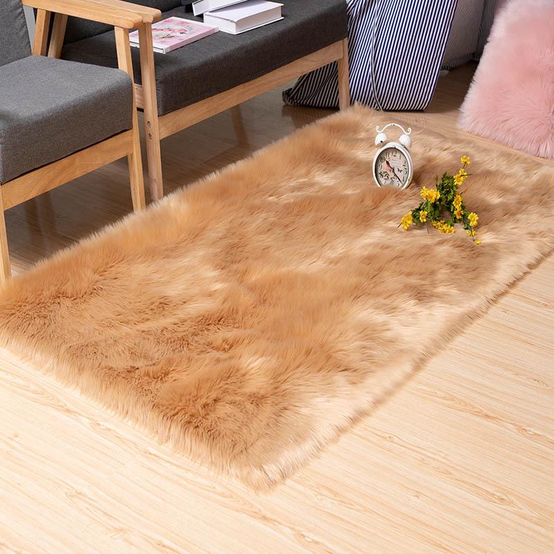 Australischer Langflor-Teppich - Rutschfeste Fußmatte für Wohnzimmer, Schlafzimmer oder Erker