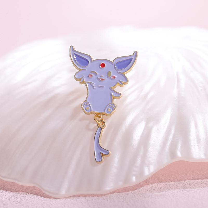 Eyecatching Pet Cute Cartoon Brooch In Alloy With Colorful Finish For Expression Personal