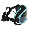 Dog Sunglasses PC Lens Windproof UV Protection Cool Pet Goggles with Adjustable Strap Blue Lens