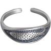 925 Sterling Silver Geometric Unique Fish Retro Rings for Women Bohemian Adjustable Open Vintage Ring For Party Birthday Gift