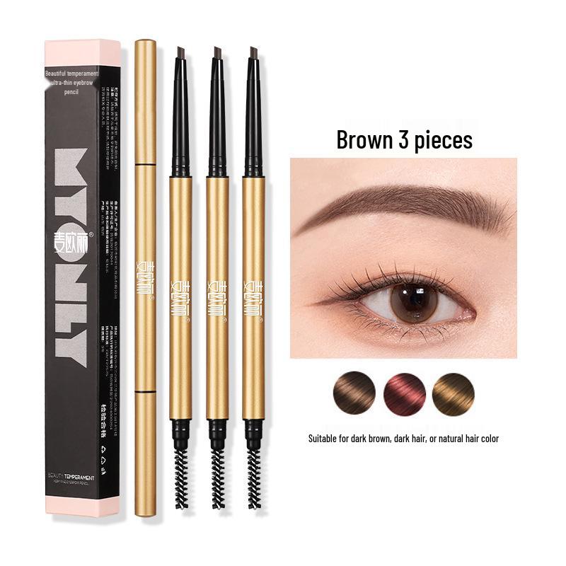Maiolee Little Gold Dual-Ended Ultra-Fine Smudge-Proof Eyebrow Pencil