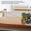 3 In 1 Laser Distance Meter Area Measuring Laser Tape Measure LCD Digital Display Laser Rangefinder With Stainless 5m Tape Ruler