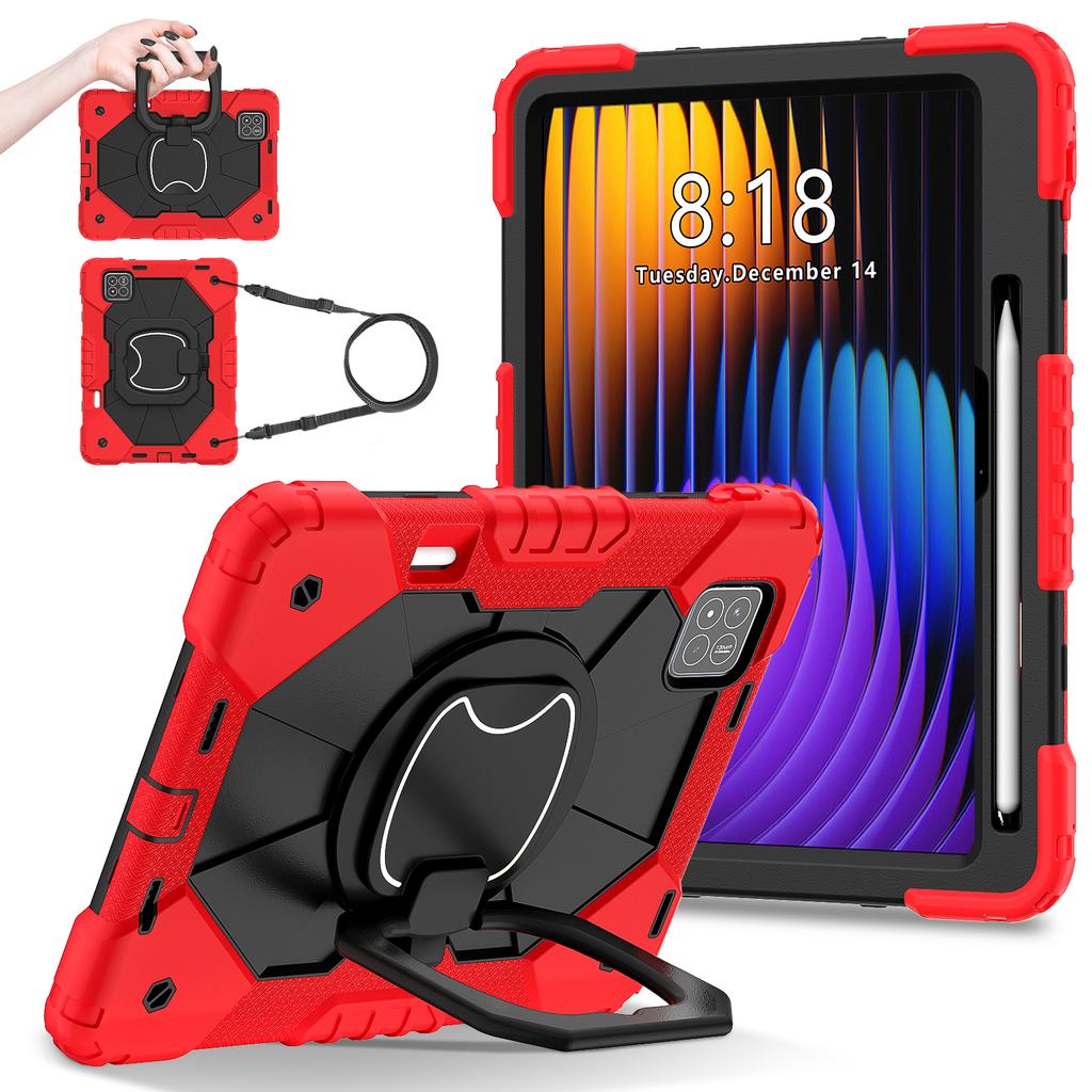 For Xiaomi Pad 7 Pro/Pad 7 Case Silicone+PC Kickstand Tablet Cover