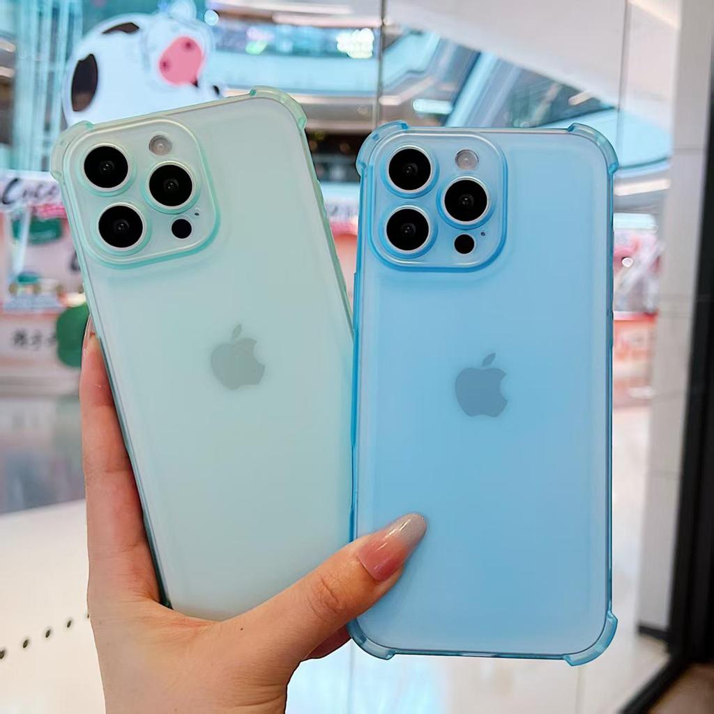 Ice Mist Protective Matte Case for iPhone 17 Pro Max/14/13/SE - Drop-proof, Skin-feel Design