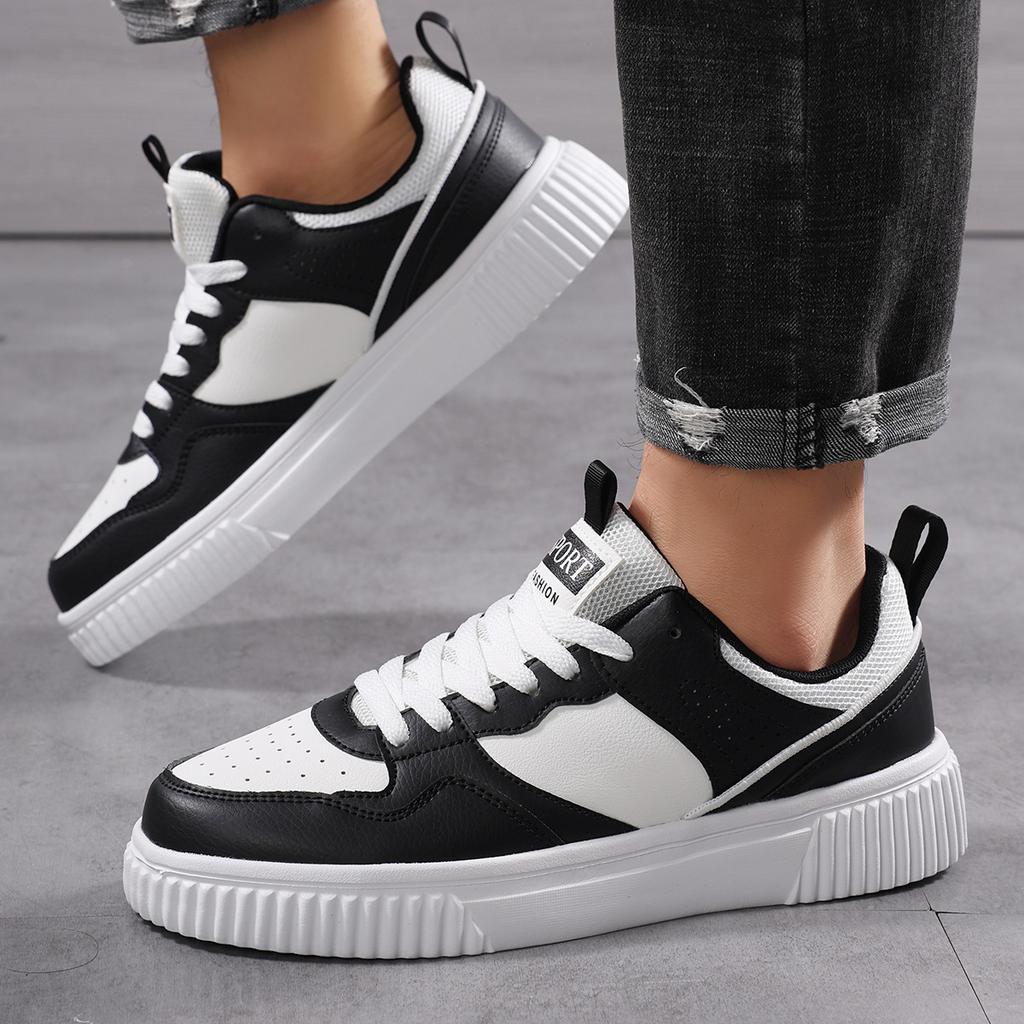 Cross-border board shoes new couple breathable little white shoes versatile shoes casual sports shoes thick baseplate shoes