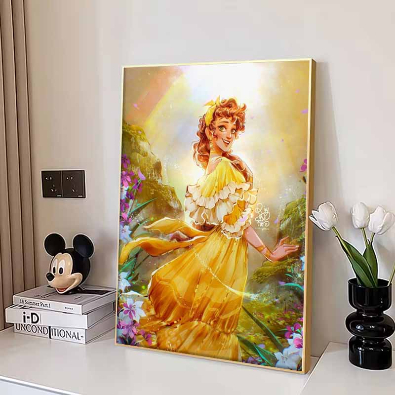 Disney Diamond Painting Full House By Pepa Mariga Cute Cartoon Cross-Stitch Set 5D DIY Home Decor