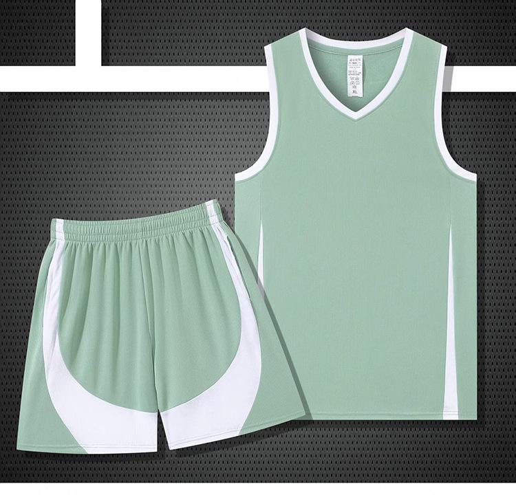 Basketbal Jersey Set Mannen Zomer College Wedstrijd Sport Training Team Basketbal Jersey Bal Jersey Volwassen Bedrukking