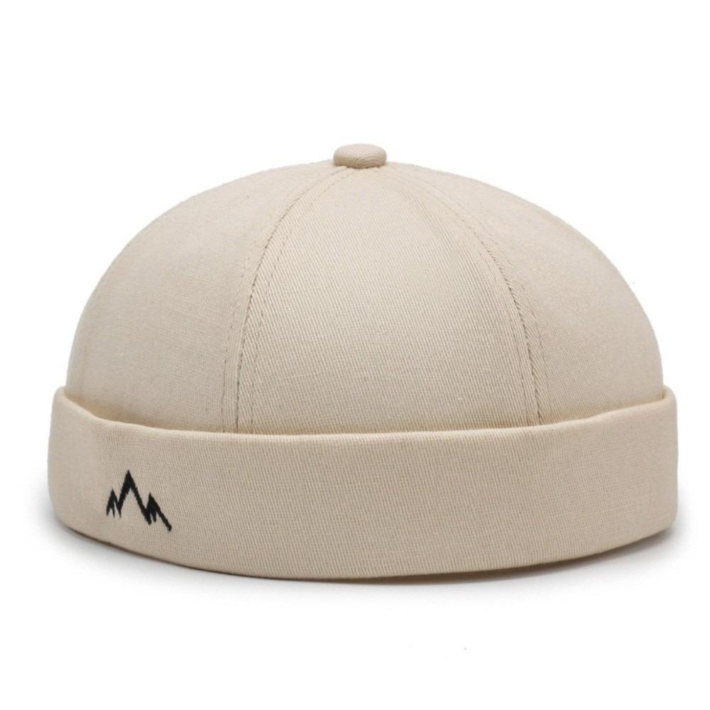 Solid Color Brimless Hat Breathable Hip Hop Hats Fashion Landlord Hat Unisex