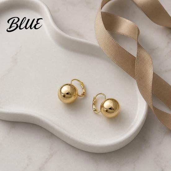 Stylish City Earrings 1 Pair Ball Dangle for Women Metal