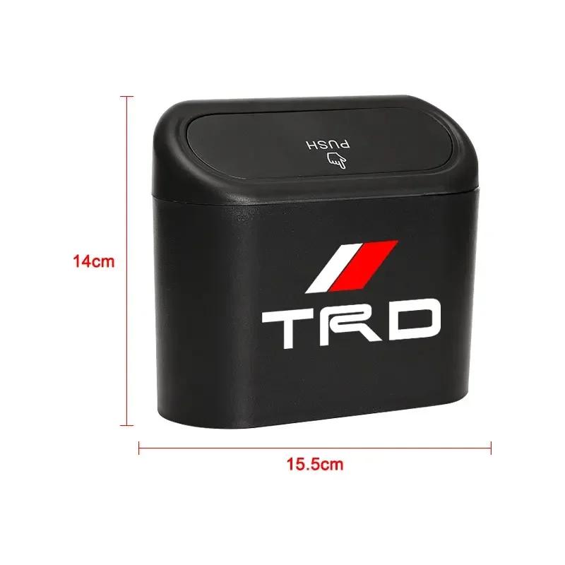 Car Trash Can Storage Box Vehicle Multifunctional Garbage Dust Case For Toyota TRD Corolla Auris Yaris Rav4 CHR Camry40 prius