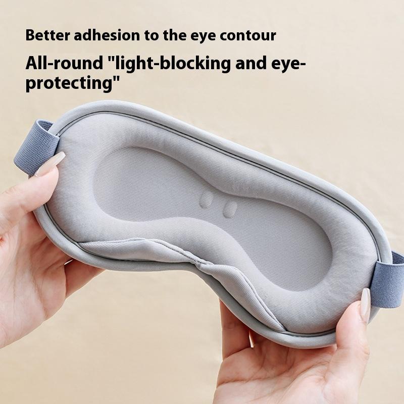 3D Heated Steam Eye Mask With Built In Battery And Smart Temperature Control For Sleep Aid And Full Blackout