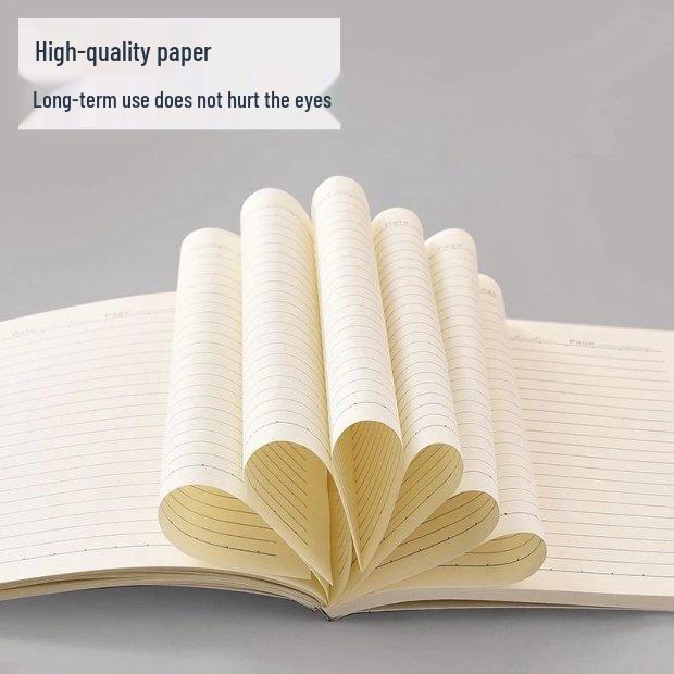 Softcover Office Diary: Fresh Style Thickened Notebook Stationery