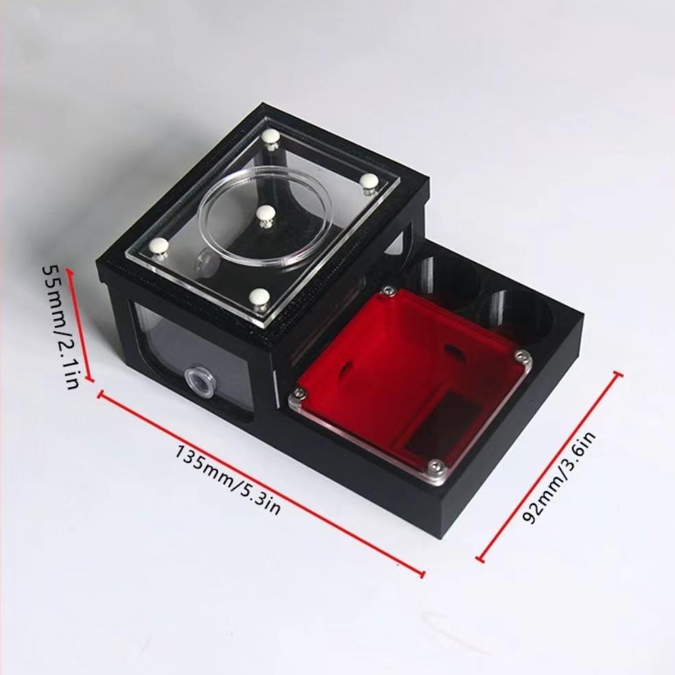 Fazenda de formigas impressa em 3D, suprimentos para ninho de formigas rainhas para criadores de formigas iniciantes, casa de formigas adequada para espécies pequenas de formigas, formigueiro de estimação