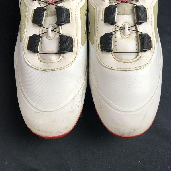 adidas ADIZERO Light Dial Golf Shoes Size 25.0 White Soft Spike Trainers(USED)