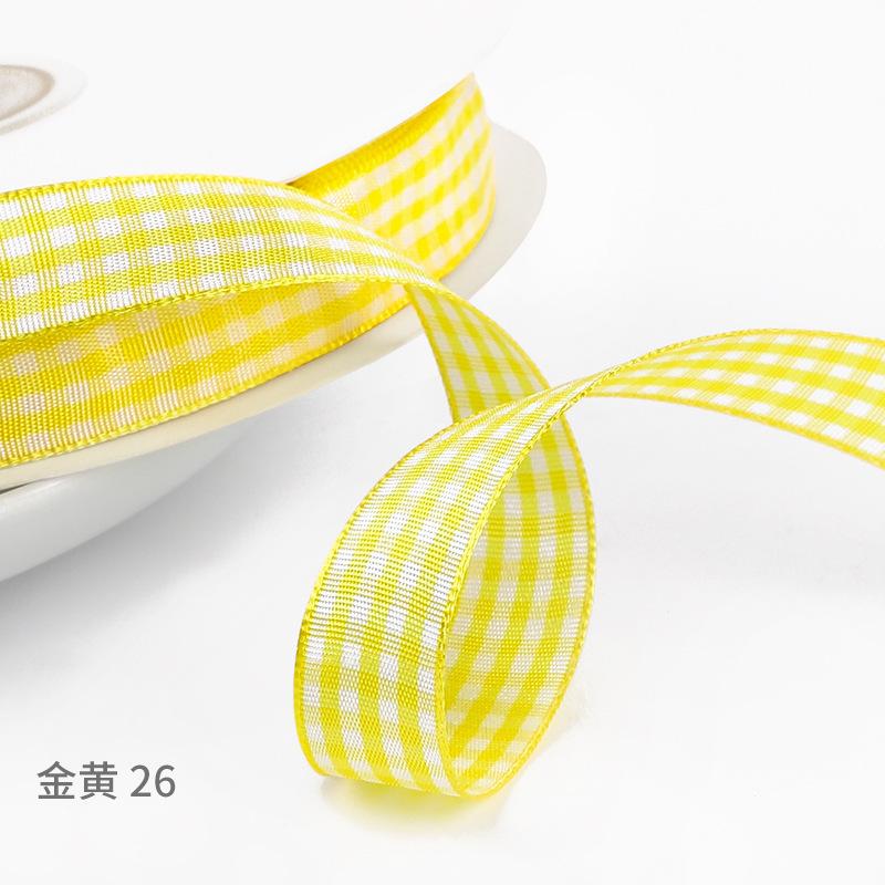 Especial Cinta de Raso Estilo Pastoral Brillante Cinta de Embalaje Cinta Hecha a Mano DIY Accesorios para el Cabello Flor Caja de Regalo