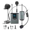 Rechargeable Wireless Microphone System PA Speaker Recording Microphone Headset/Stand/Lavalier Mic Bodypack Transmitter Receiver