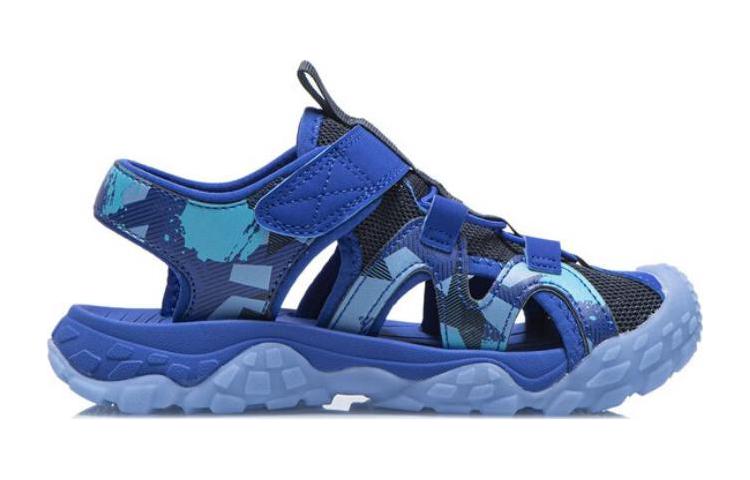 Li Ning YOUNG Sports Life Collection Children's Sandals Blue Teenagers YKUT036-41