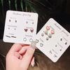 Stud Earrings Set For Women Statement Heart Star Snowflake Flower  Pearl One Week Minimalist Set Of Earrings Gift