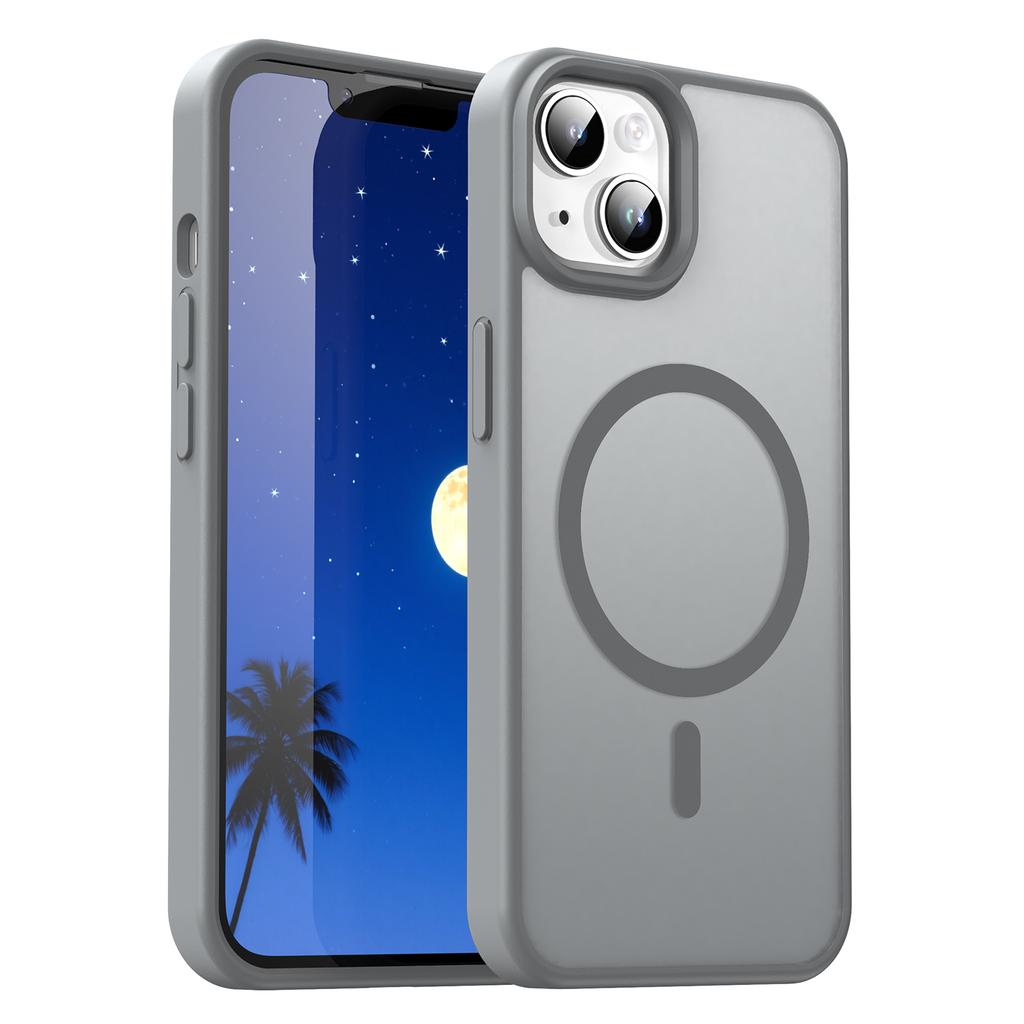 iPhone 14 Magsafe Phone Case,Translucent Matte Shockproof Magnetic Phone Cover for iPhone 14